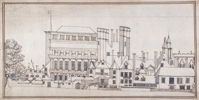 Whitehall avec la porte Holbein et la Maison des Banquets d
