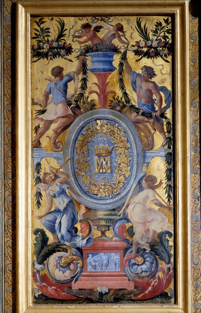 Panneau décoratif du cabinet de la Maréchale de La Meilleraye réalisé par Noël Quillerier (1594-1669) - Noel Quillerier