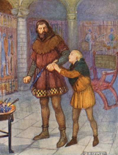 Illustration pour des histoires de Shakespeare (lithographie couleur) - Norman Mills (after) Price