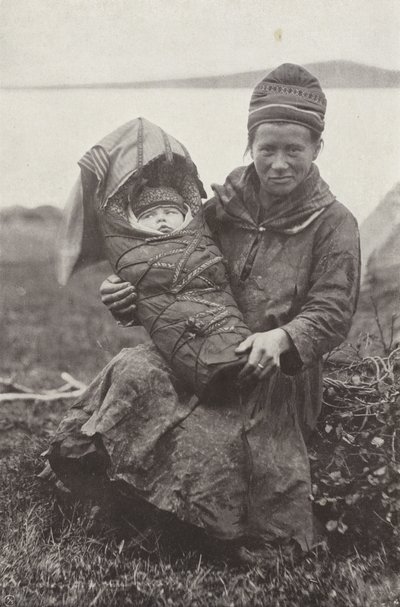 Mère laponne et bébé - Norwegian Photographer