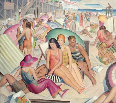Sur la plage de Rehoboth, Delaware - Norwood MacGilvary