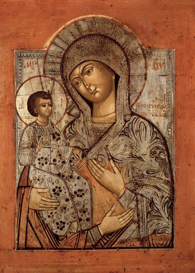 Icône de la Vierge bénie aux trois mains - Novgorod School