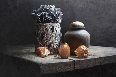 Nature morte florale vintage - OSAMA OMAR ALIE