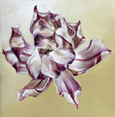 Tulipe, 2013 (acrylique sur bois) - Odile Kidd