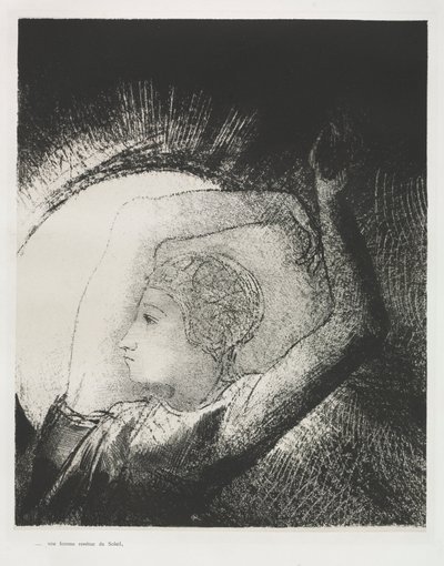 Une femme vêtue de soleil - Odilon Redon