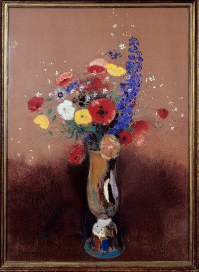 Bouquet de fleurs des champs - Odilon Redon