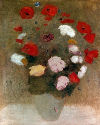 Bouquet avec des coquelicots Peinture d