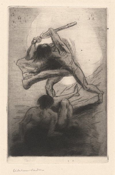 Caïn et Abel - Odilon Redon