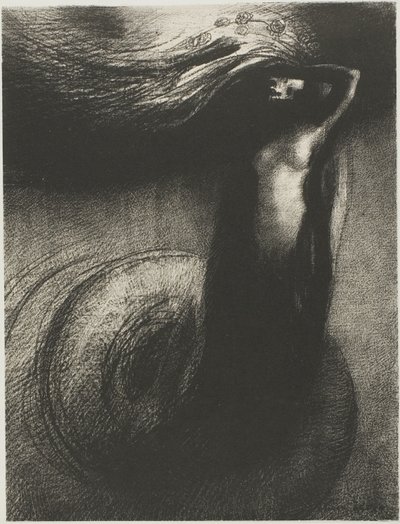 La Mort : "Mon ironie dépasse toutes les autres !", planche 3 de 6 - Odilon Redon