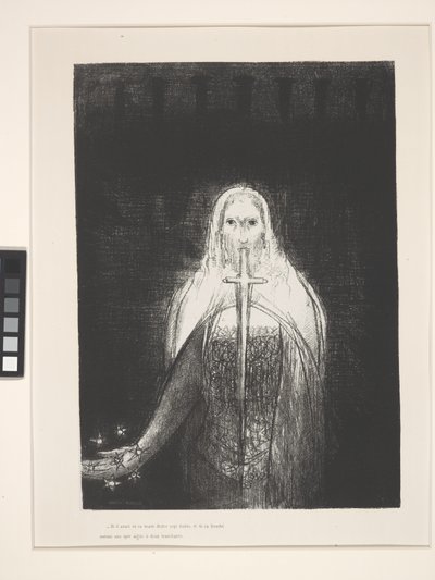 Et il avait dans sa main droite sept étoiles... - Odilon Redon