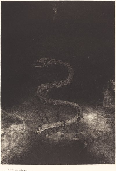 Et le lia pour mille ans - Odilon Redon