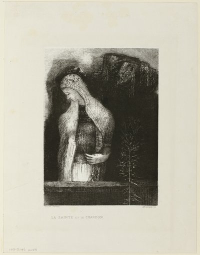 Sainte Femme et Chardon - Odilon Redon