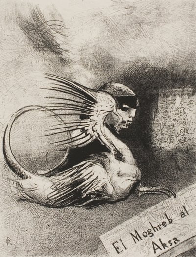 Frontispice pour El Moghreb al Aksa par Edmond Picard - Odilon Redon