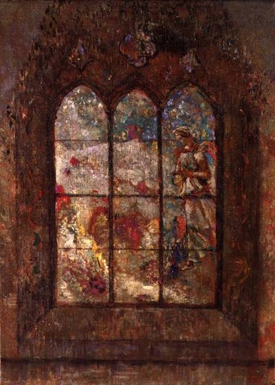 Apparition gothique - Odilon Redon