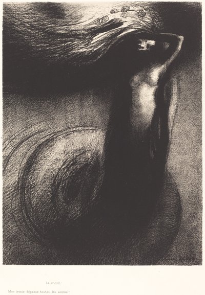 La Mort : Mon ironie dépasse toutes les autres ! - Odilon Redon