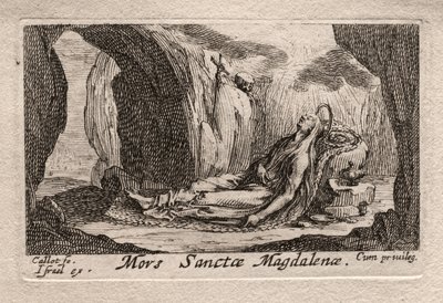 Les Pénitents : Mort de Sainte Madeleine - Odilon Redon