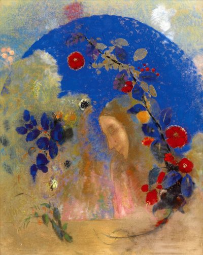 Profil sous une arche - Odilon Redon