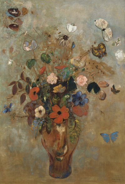 Nature morte avec fleurs - Odilon Redon