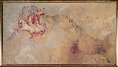 Chariot du soleil (huile sur toile) - Odilon Redon