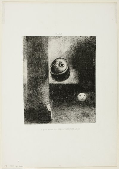 Il y avait aussi des êtres embryonnaires, planche 4 de 6 - Odilon Redon