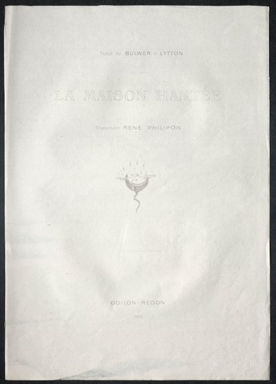 Page de titre - Odilon Redon