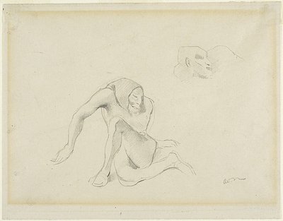 Deux figures grotesques - Odilon Redon
