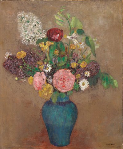 Vase avec des fleurs - Odilon Redon