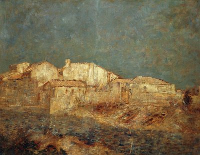 Paysage vénitien ou quartier de pêche à Venise - Odilon Redon