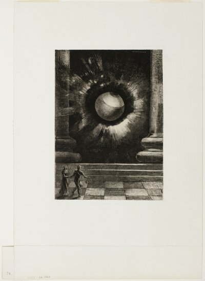 Vision, planche huit de Dans les rêves - Odilon Redon