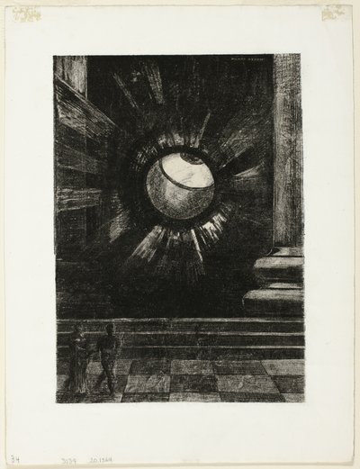 Vision, planche huit de In Dreams - Odilon Redon