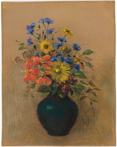 Fleurs sauvages - Odilon Redon