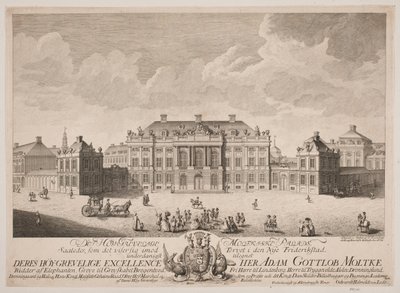 Le Palais Moltke sur la place du château d
