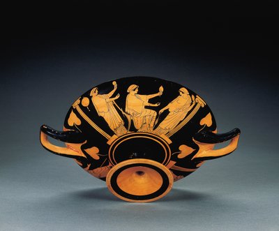 Kylix attique à figures rouges, vers 470 av. J.-C. - Oedipus Painter (attr. to)