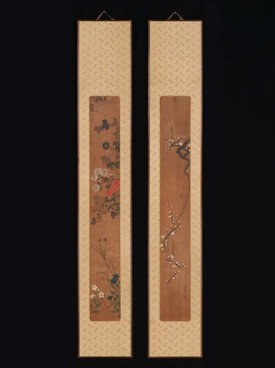Blumen des Frühlings und Herbstes - Ogata Korin