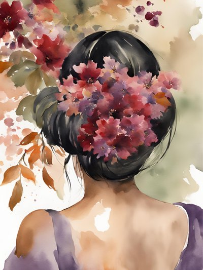 Sérénité florale pour les cheveux - Ohkimiko