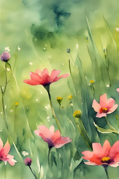 Fleur rose à l