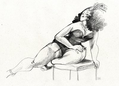 Glamour pin-up aux formes généreuses - Olga Skomorokhova