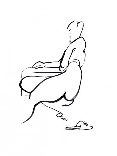 Un moment de calme au travail - Olga Skomorokhova