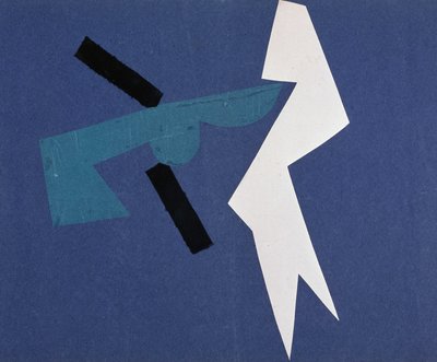 Guerre universelle : œuvre de collage par Olga Rosanova, janvier 1916 - Olga Wladimirowna  Rosanowa