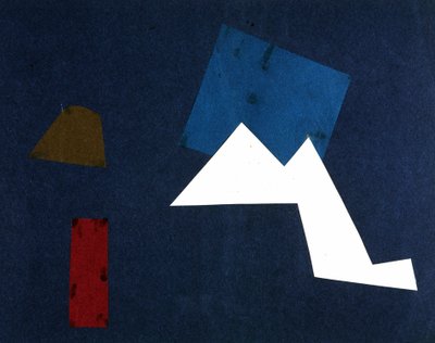 Guerre universelle : œuvre de collage par Olga Rosanova, janvier 1916 - Olga Wladimirowna  Rosanowa