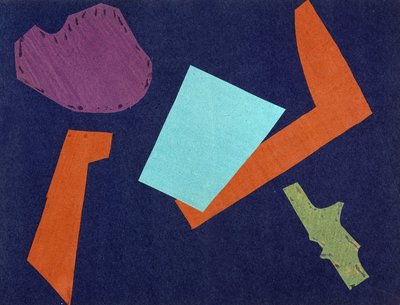 Guerre universelle : Collage par Olga Rosanova, janvier 1916 - Olga Wladimirowna  Rosanowa