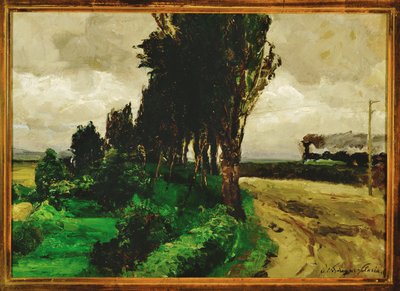 Chemin de fer dans le paysage - Railway in a landscape ... - Olga Wisinger Florian