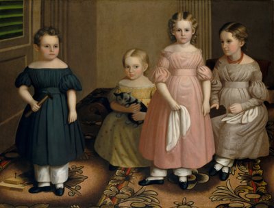Les enfants Alling, c.1839 - Oliver Tarbell Eddy