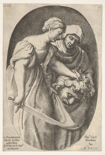 Judith avec la tête d