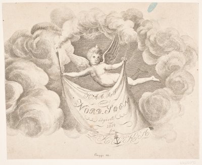 Extrait de la vignette de titre pour : "Carte de la mer du Nord..." - Oluf Olufsen Bagge