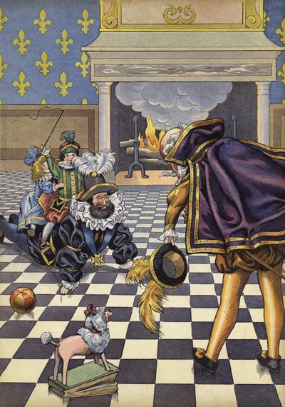 Henri IV de France, jouant avec des enfants - Onfray de Breville Job
