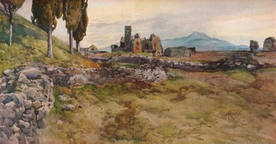 Sur la Via Appia, XIXe siècle - Onorato Carlandi