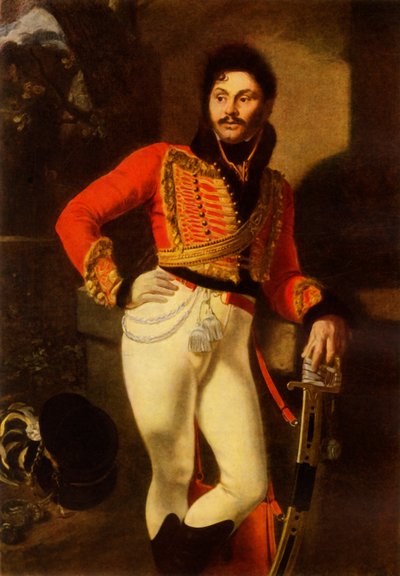 Portrait de Yevgraf Vladimirovich Davydov, 1822 - Orest Adamovich Kiprensky
