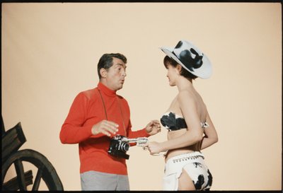 Dean Martin en Matt Helm sur le plateau de 
