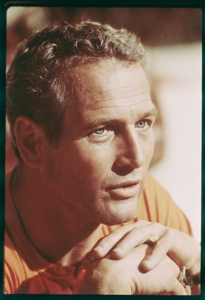 Paul Newman sur le tournage de 